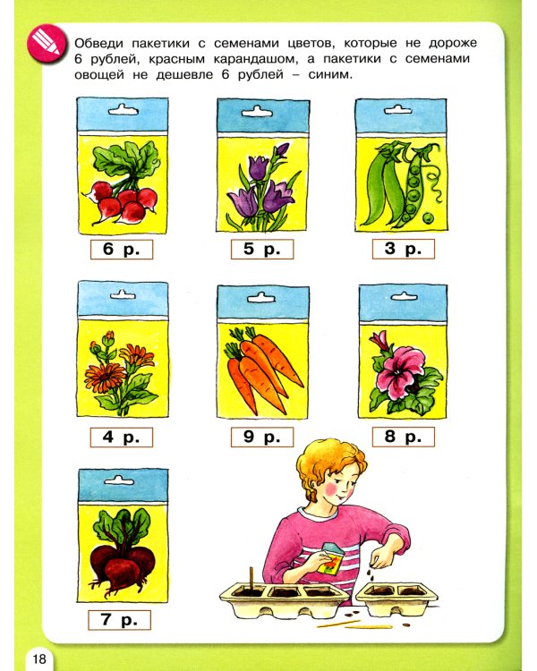 Весенняя математика для детей 5-7 лет. ФГОС ДО