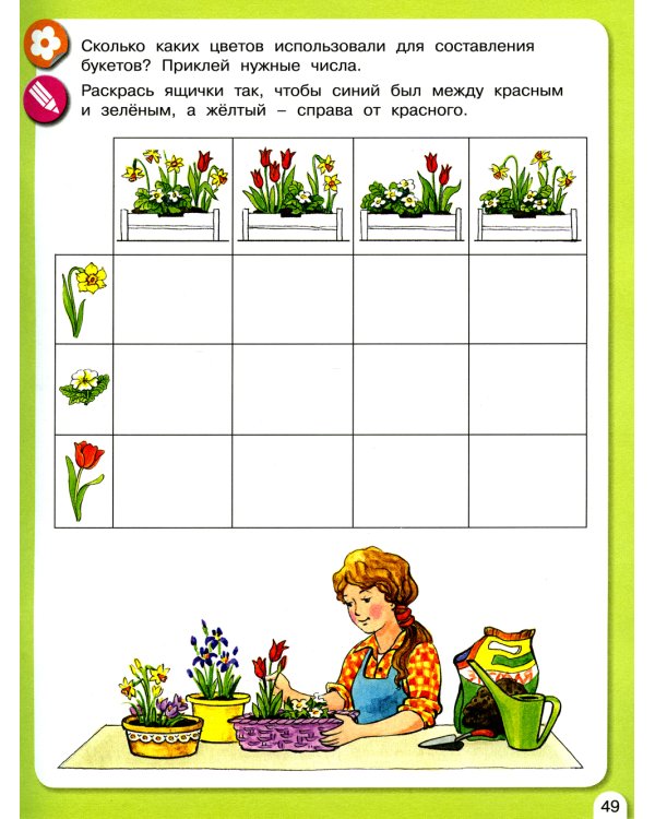 Весенняя математика для детей 5-7 лет. ФГОС ДО