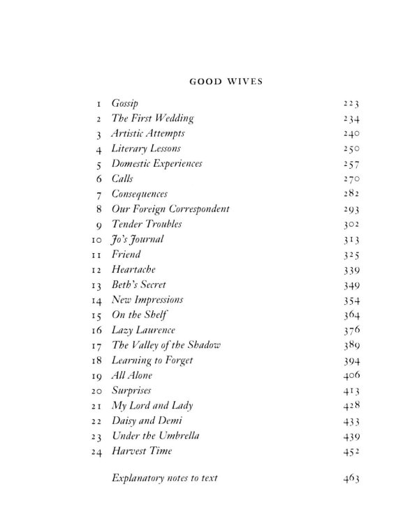 Little Women & Good Wives