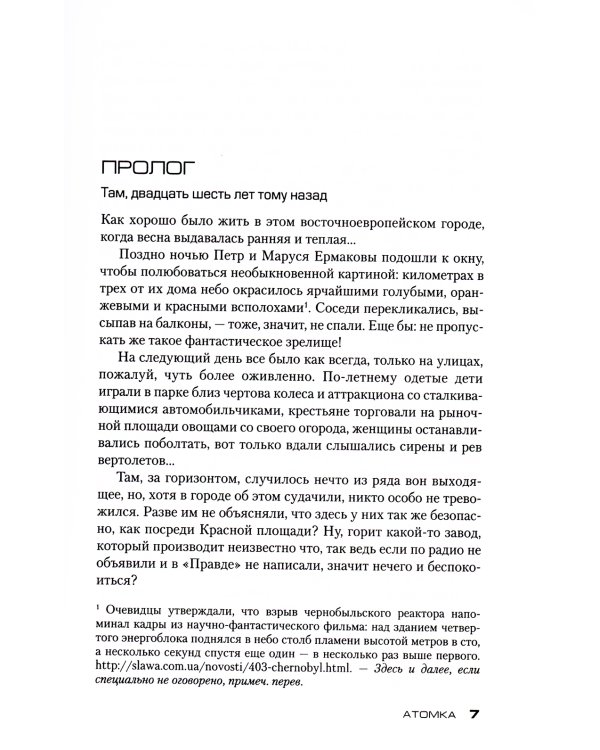 Атомка: роман