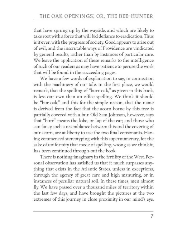 The Oak Openings; or, the Bee-Hunter = Прогалины в дубровах, или Охотник за пчелами: на англ.яз