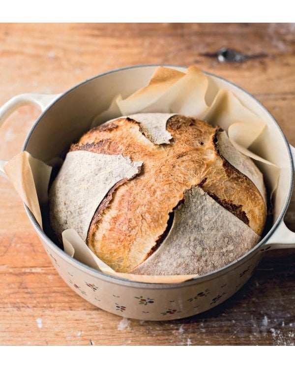 Ремесленный хлеб на закваске. Изумительная домашняя выпечка почти без замеса