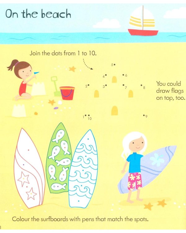 Little Children's Travel Activity Book