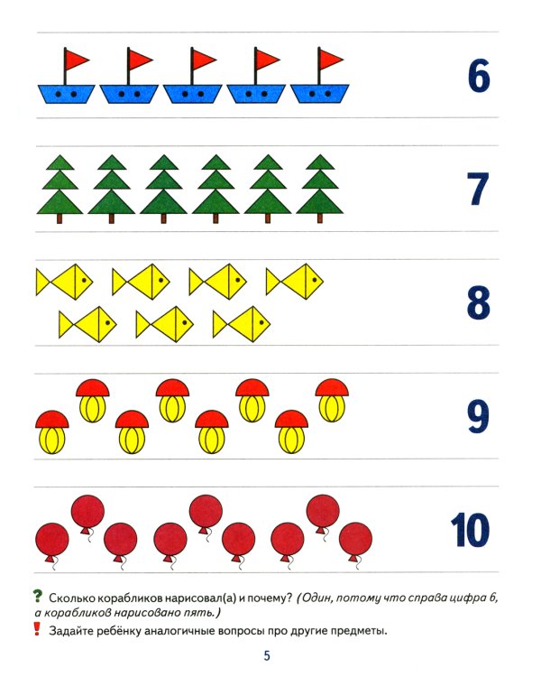 Я составляю числа. Математика для детей 5-7 лет