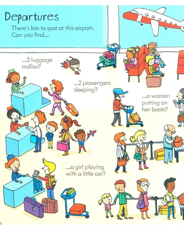Little Children's Travel Activity Book