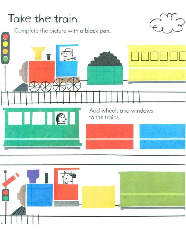 Little Children's Travel Activity Book