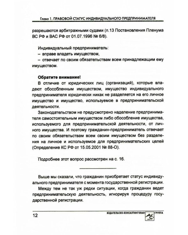 Индивидуальный предприниматель