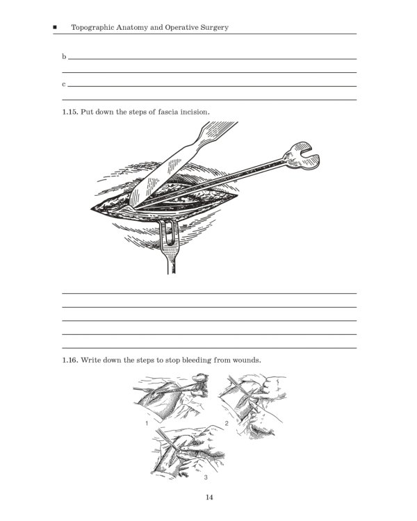 Topographic Anatomy and Operative Surgery. Workbook. In 2 parts. Part 1: на англ.яз