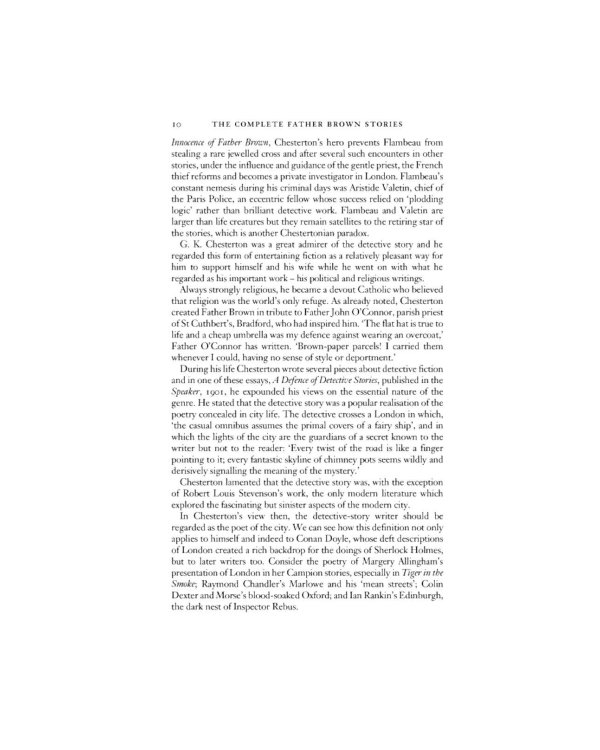 The Complete Father Brown Stories