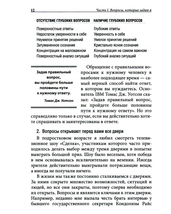 Хорошие лидеры задают правильные вопросы