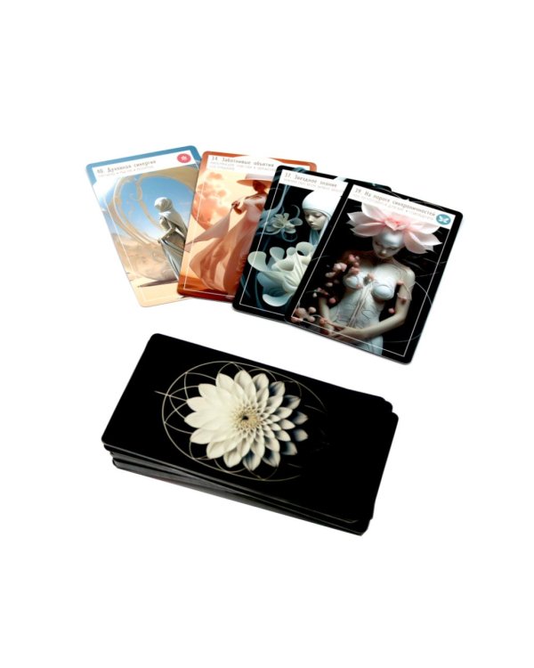 Предсказания цветов (40 карт в картонной коробке + брошюра с инструкцией)