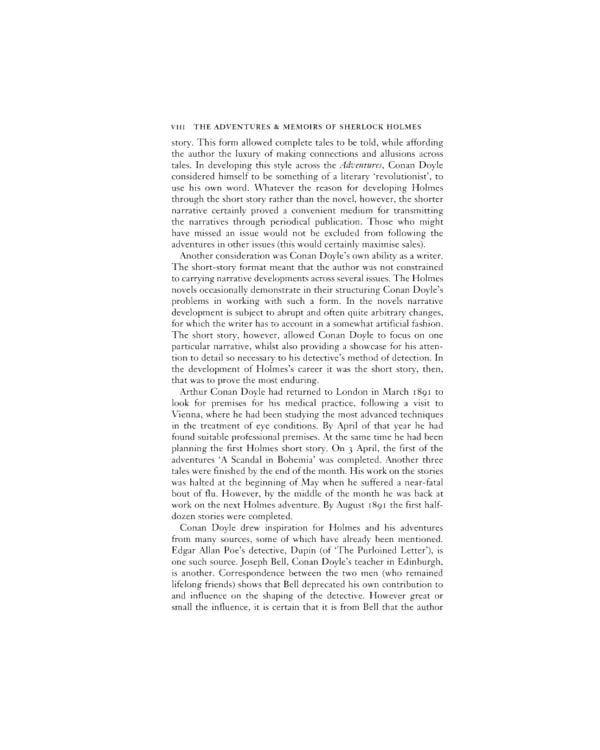 The Adventures and Memoirs of Sherlock Holmes