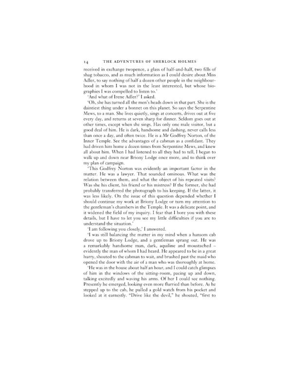 The Adventures and Memoirs of Sherlock Holmes