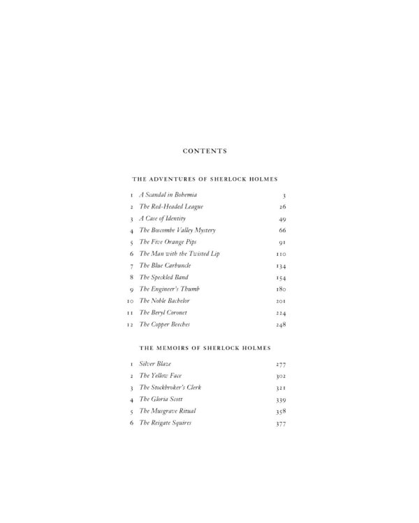 The Adventures and Memoirs of Sherlock Holmes