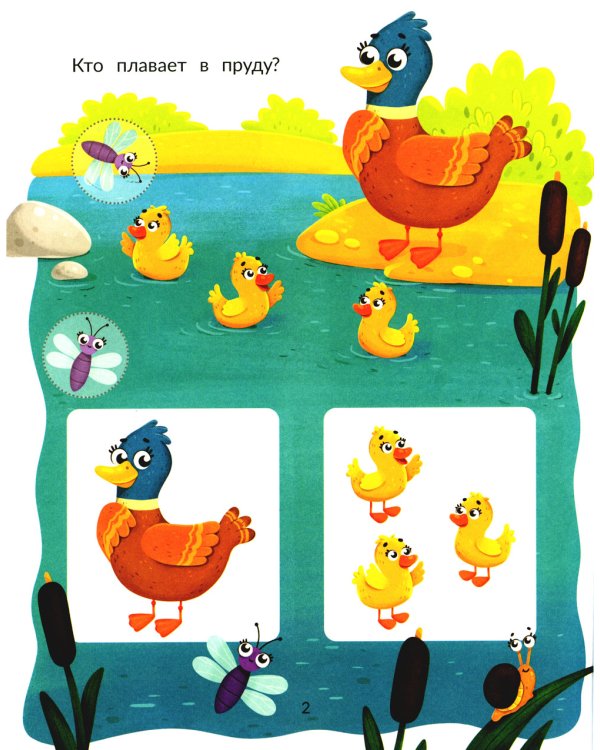 Право - лево, верх - низ. Тесты с наклейками. 3+