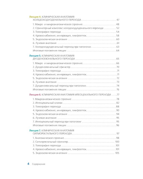 Клиническая анатомия переходных зон желудочно-кишечного тракта. Иллюстрированный авторский цикл лекций