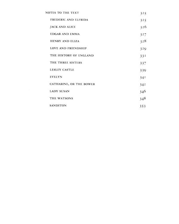 Sanditon & Lady Susan and Other Works