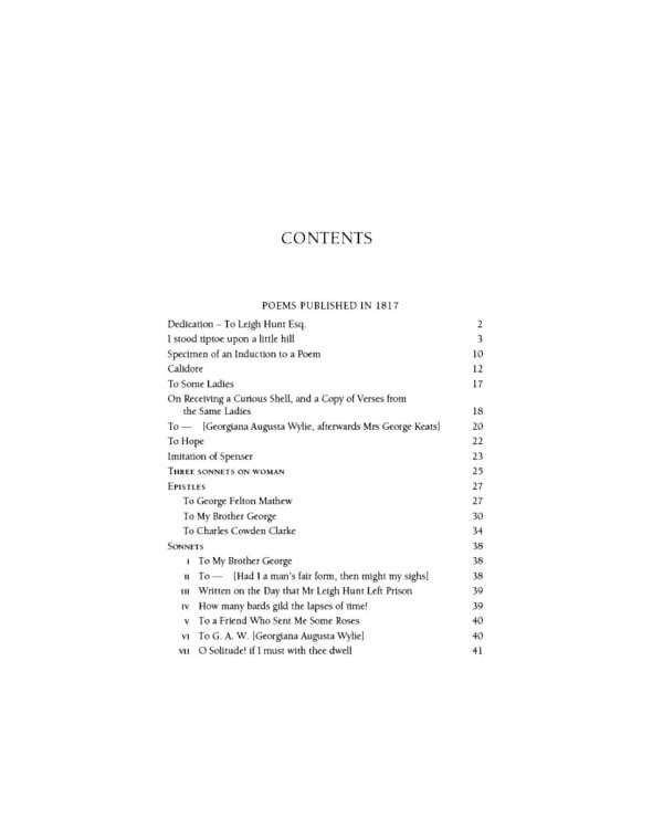 The Complete Poems of John Keats