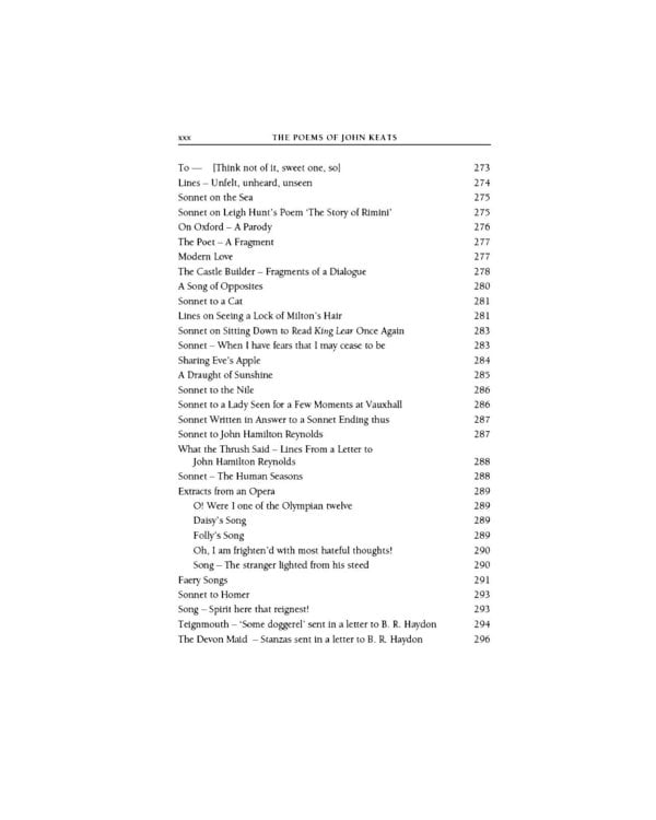 The Complete Poems of John Keats