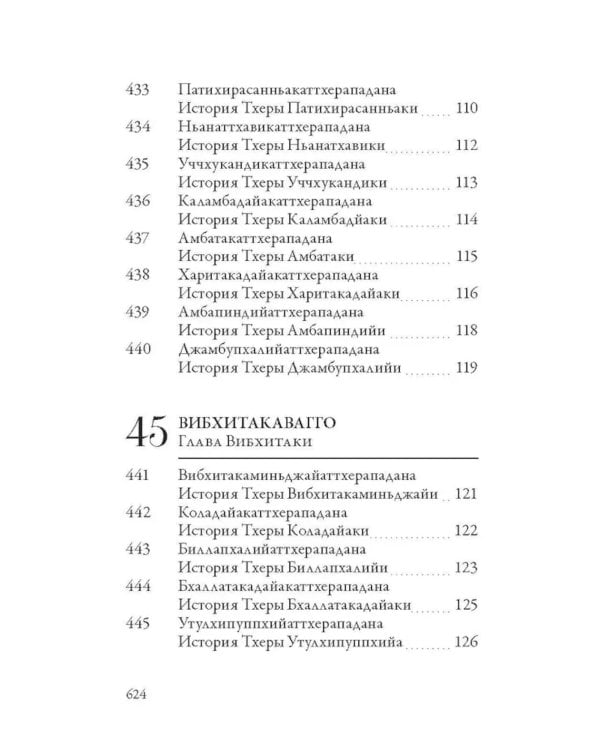 Ападана. Том II. Истории старших монахов и старших монахинь Будды Готамы
