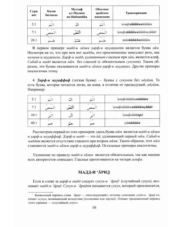 Введение в чтение Корана. Таджвид