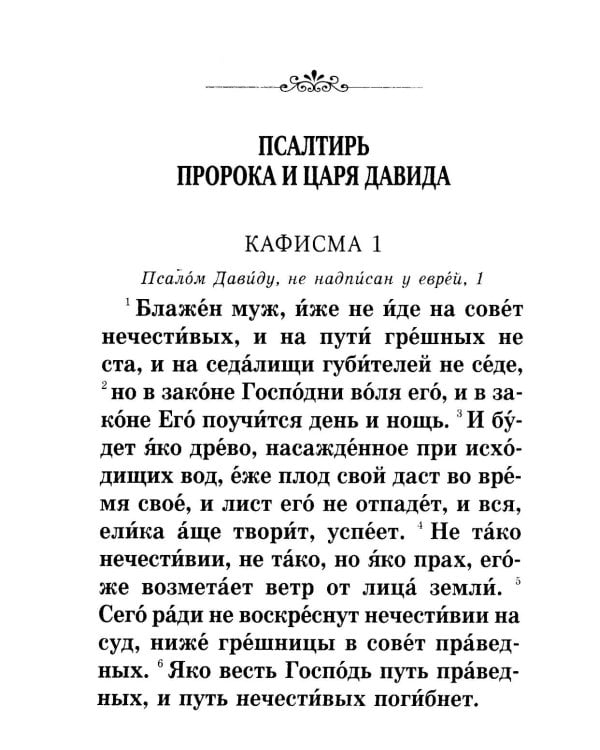 Псалтирь крупным шрифтом (пер.)