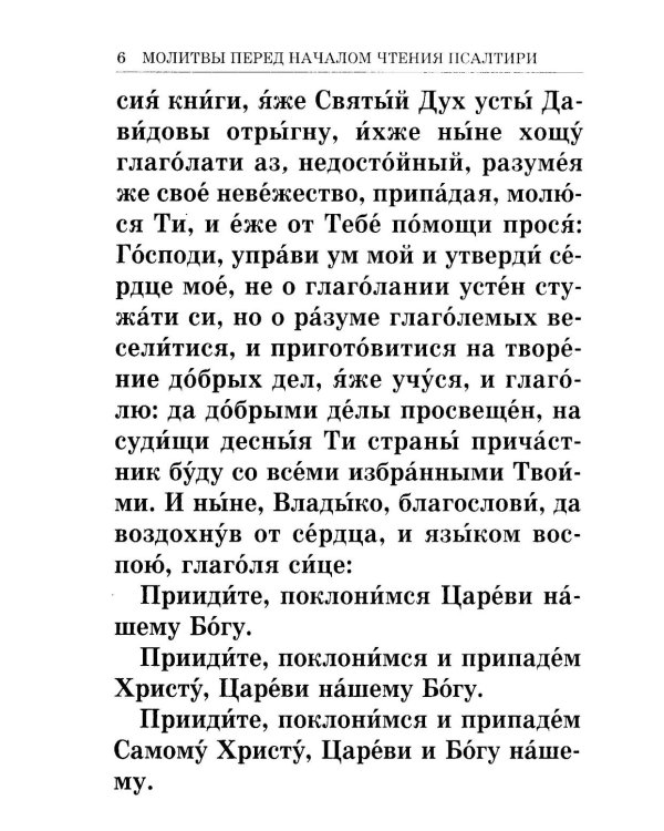 Псалтирь крупным шрифтом (пер.)