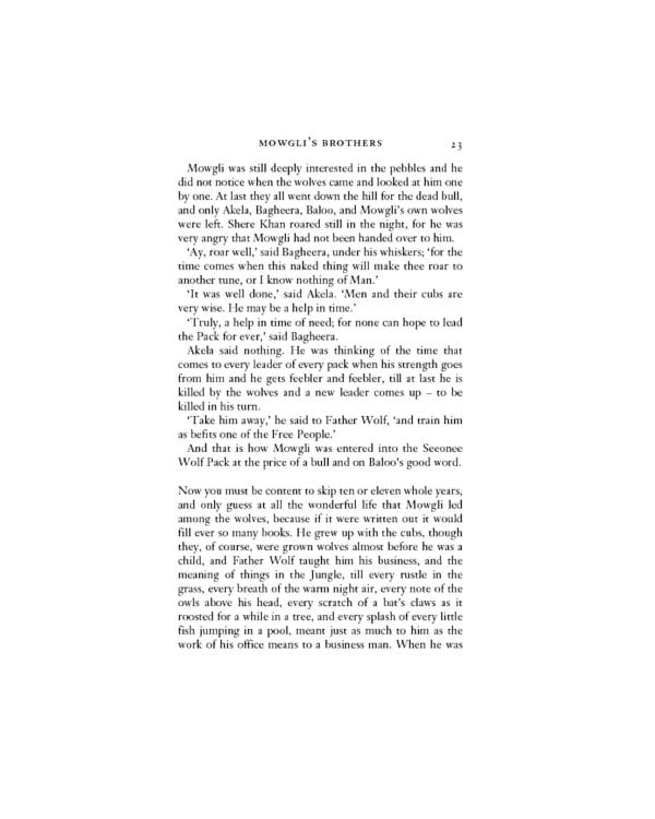 The Jungle Book & Second Jungle Book