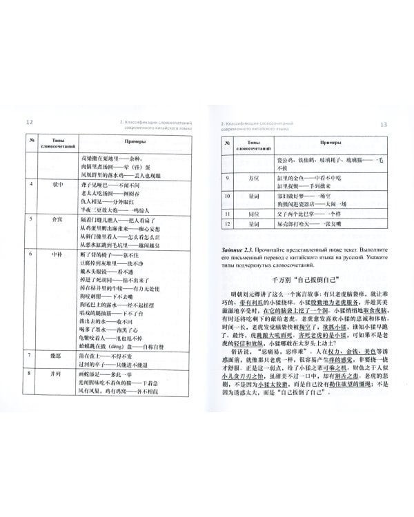 Синтаксический анализ предложений на китайском языке различных периодов. Практикум
