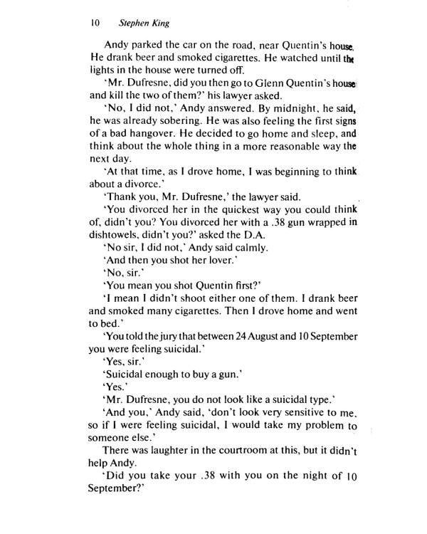 Побег из Шоушенка: Избранные произведения = The Shawshank Redemption: Selected Stories: англ. яз., адаптир