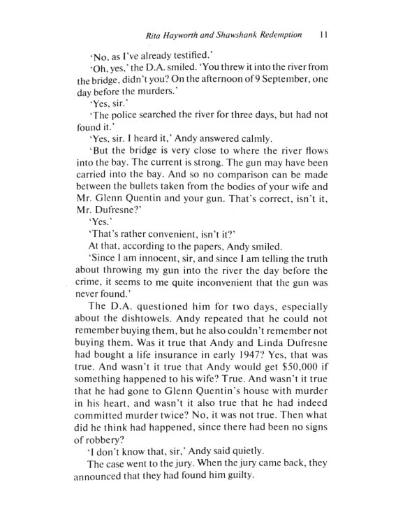 Побег из Шоушенка: Избранные произведения = The Shawshank Redemption: Selected Stories: англ. яз., адаптир