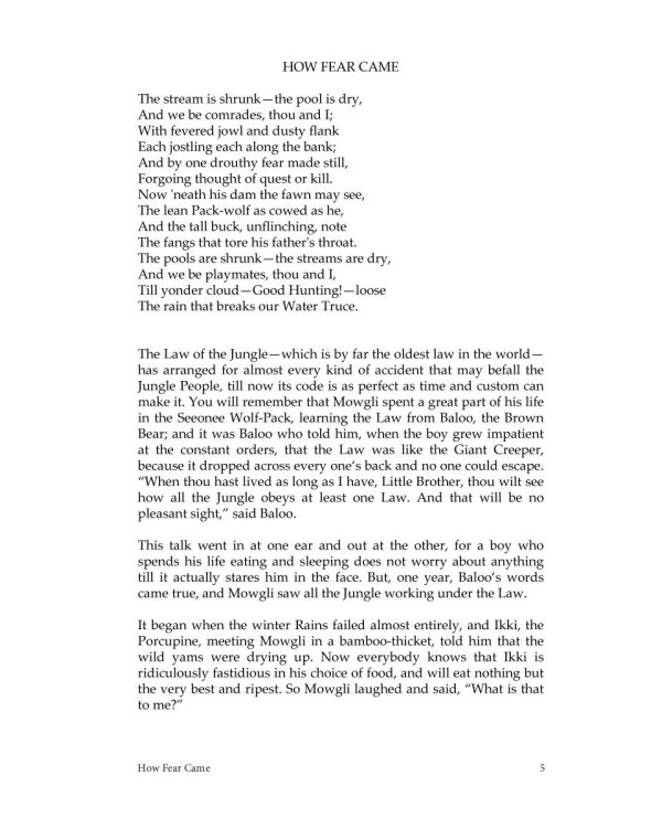 The Second Jungle Book