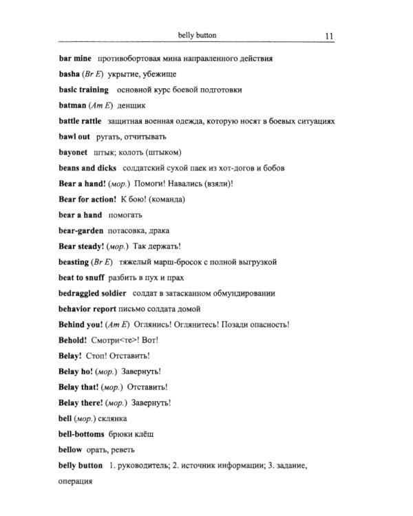 Англо-русский словарь военного сленга = English-Russian Dictionary of Militari slang. 4-е изд
