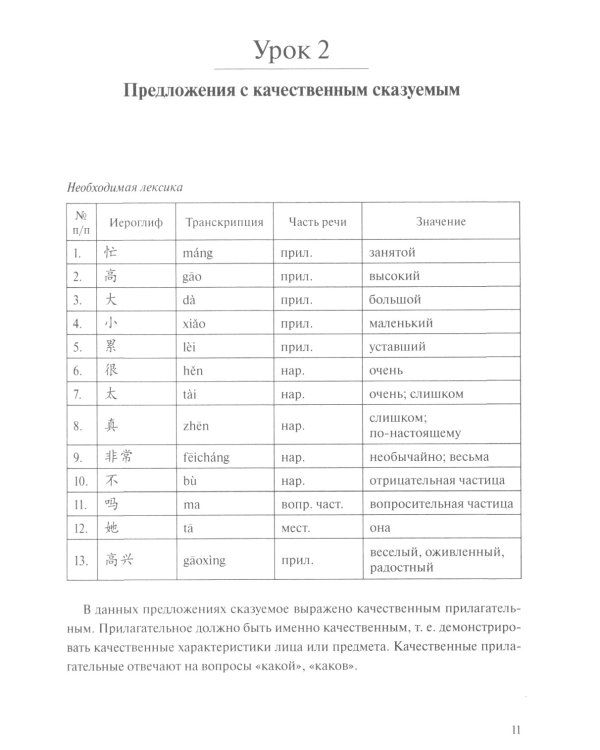 Грамматика современного китайского языка для начинающих: Учебно-методическое пособие. 2-е изд., испр. и доп
