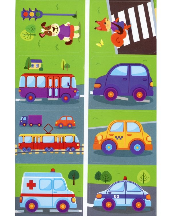 Пойдем в город! 2+: книжка с наклейками. 2-е изд