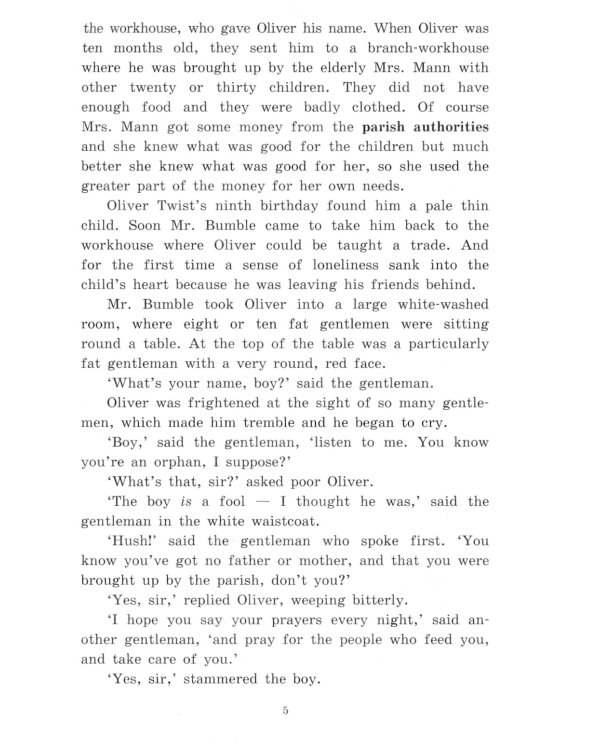 Приключения Оливера Твиста (на англ. яз)