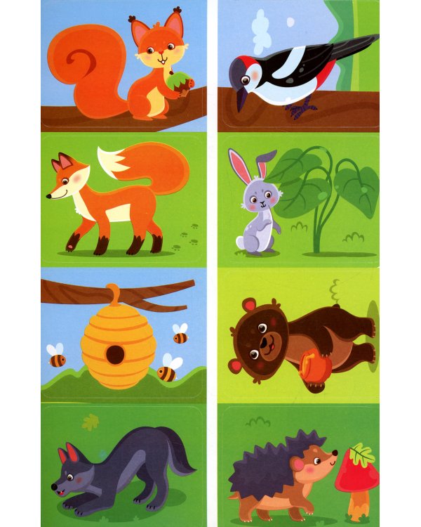 Пойдем в лес! 2+: книжка с наклейками. 2-е изд