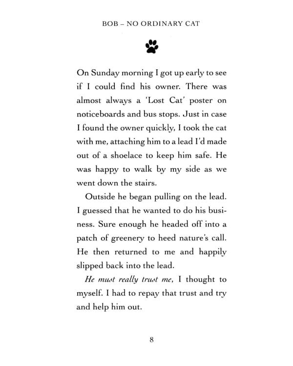 Bob. No Ordinary Cat