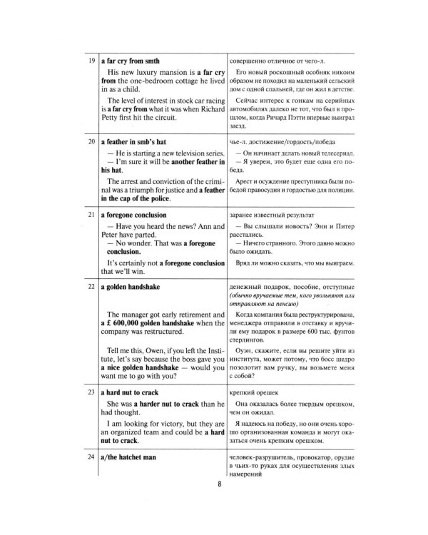 Главные идиомы английского языка: словарь-справочник. Более 500 идиом