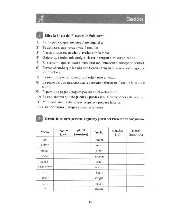 Practicamos el Subjuntivo: Учебник по испанскому языку