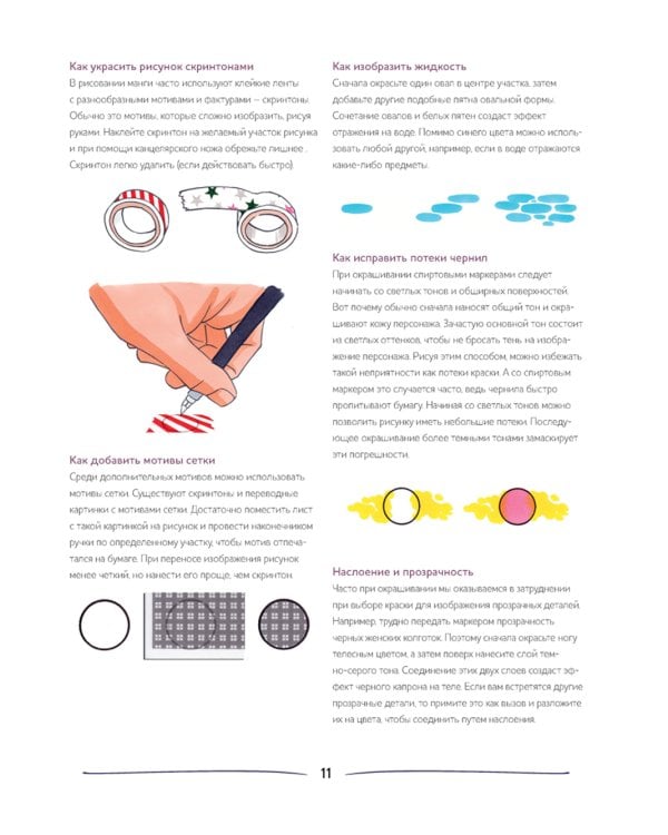 Нарисуй героев манги маркерами. Shonen! (фиолетовая)