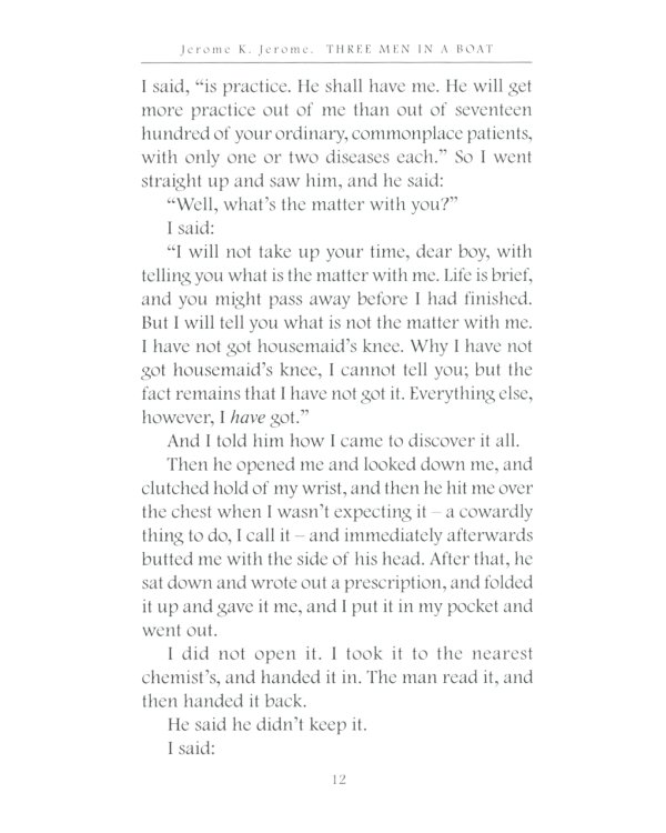 Three Men in a Boat (to Say Nothing of the Dog) = Трое в лодке, не считая собаки