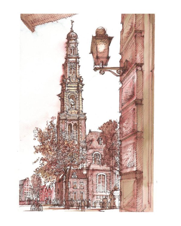 Три дня в Амстердаме. Краткий путеводитель в рисунках