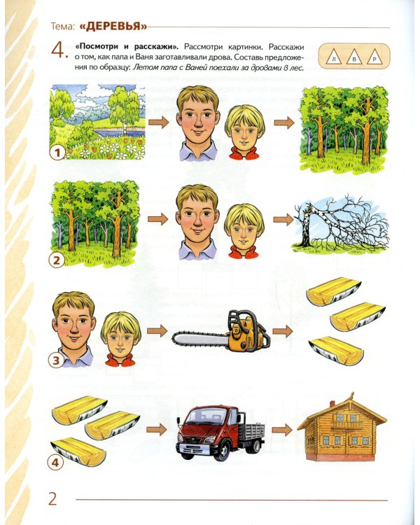 Развиваем связную речь у детей 5-6 лет с ОНР. Альбом 1. Мир растений