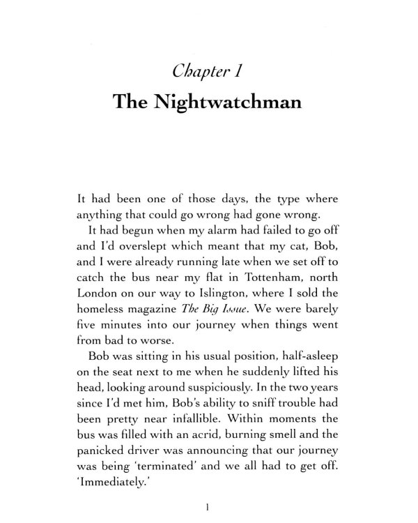 The World According to Bob. The further adventures of one man and his street-wise cat