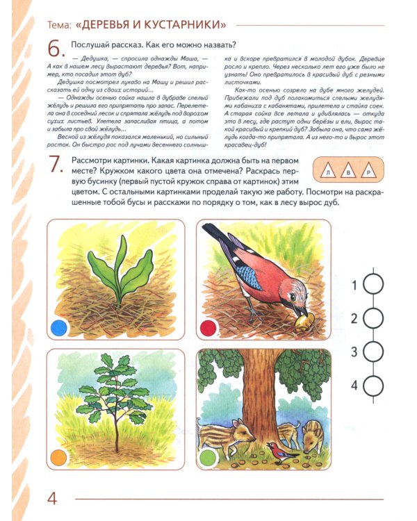 Развиваем связную речь у детей 6-7 лет с ОНР. Альбом 1. Мир растений. 3-е изд., испр