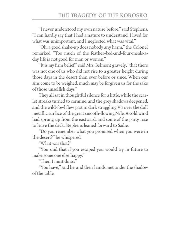 The Tragedy of The Korosko = Трагедия пассажиров «Короско»: на англ.яз