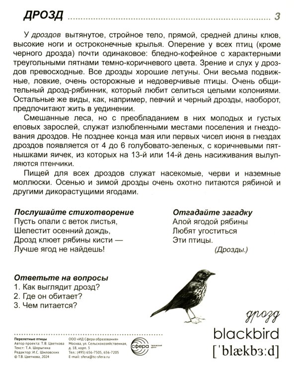Комплект картинок "Супер. Птицы: перелетные, зимующие, домашние и декоративные" (количество томов: 8)