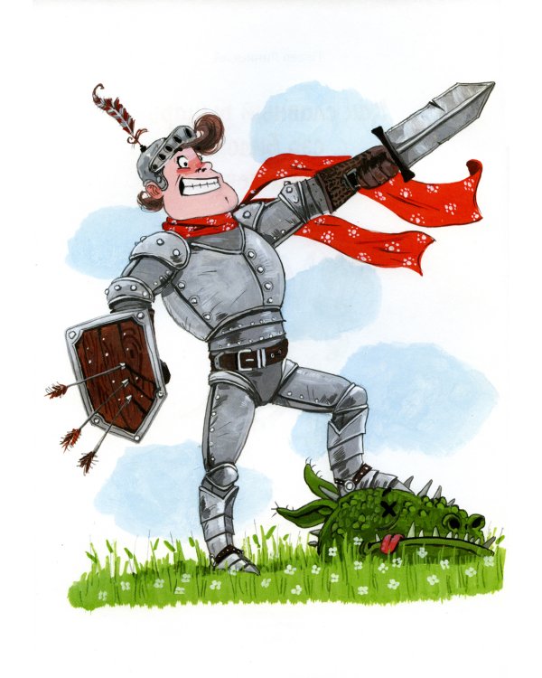 Как славный рыцарь сэр Бидон дракона победил. Книга-игра