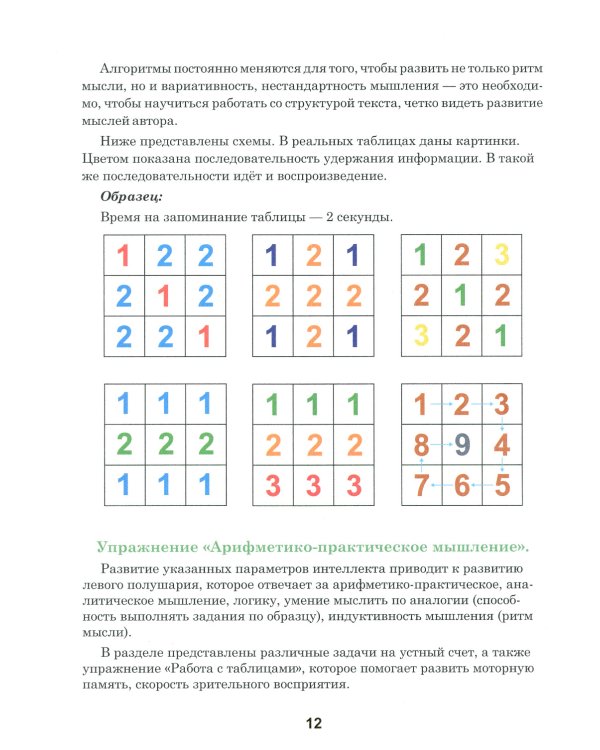Тренажер интеллекта 60+. Антивозрастная программа (профилактика инсульта, болезни Альцгеймера): пособие для домашних занятий.  2-е изд., доп. и перера